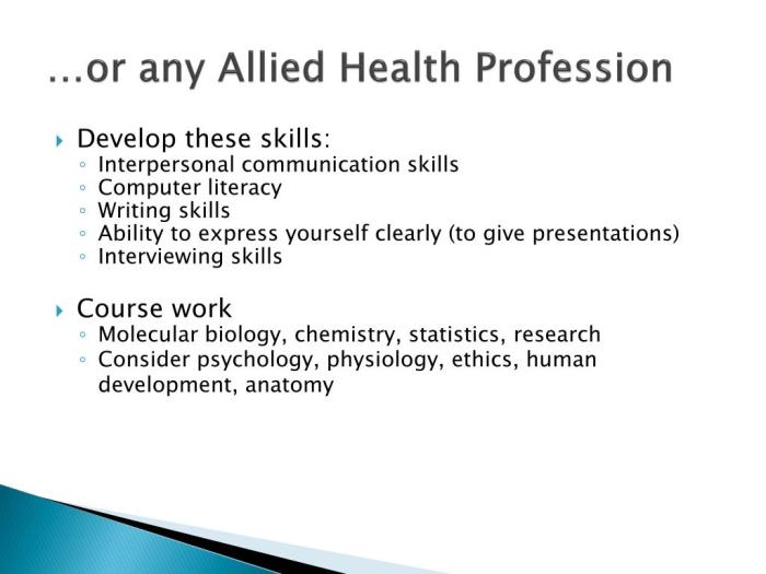 How to become an allied health professional