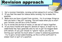 5 top revision tips