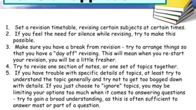 5 top revision tips
