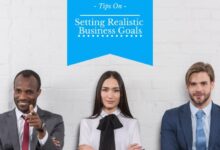 Set achievable business goals