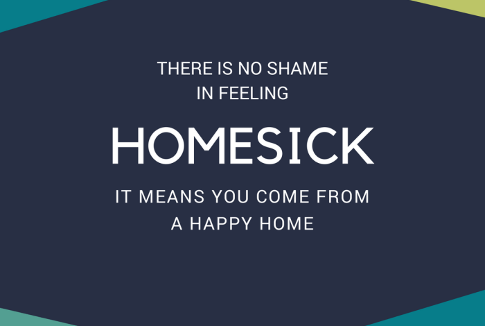 What to do when you feel homesick