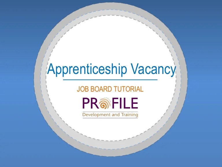 How to apply for an apprenticeship