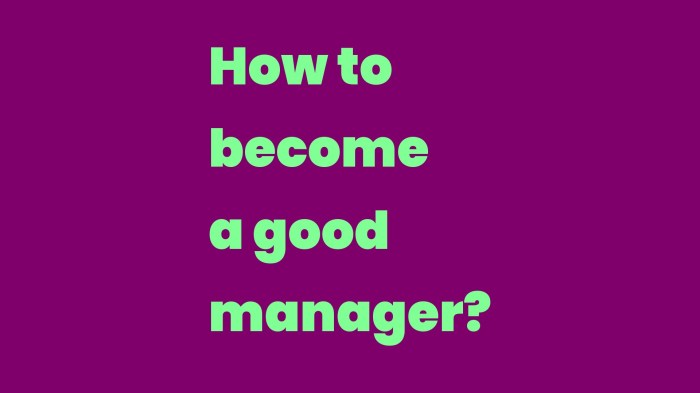 How to be a great manager