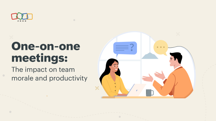 Purpose of one on one meeting