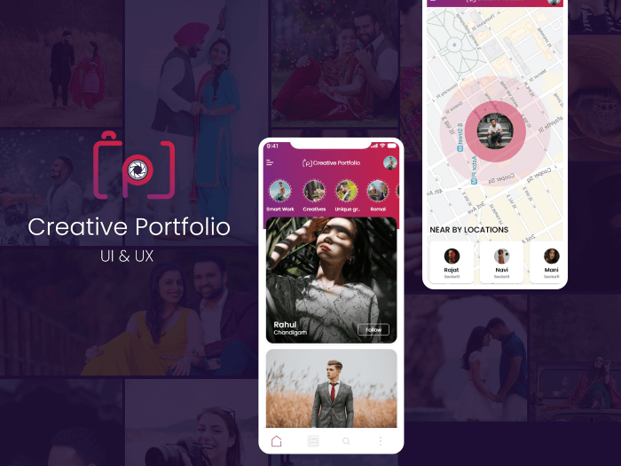 Putting together a creative portfolio
