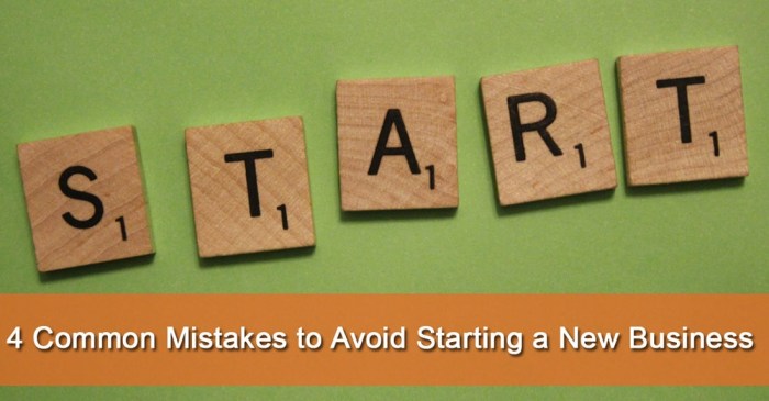 Things to avoid when starting a business