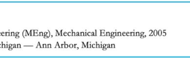 Applying for a masters degree