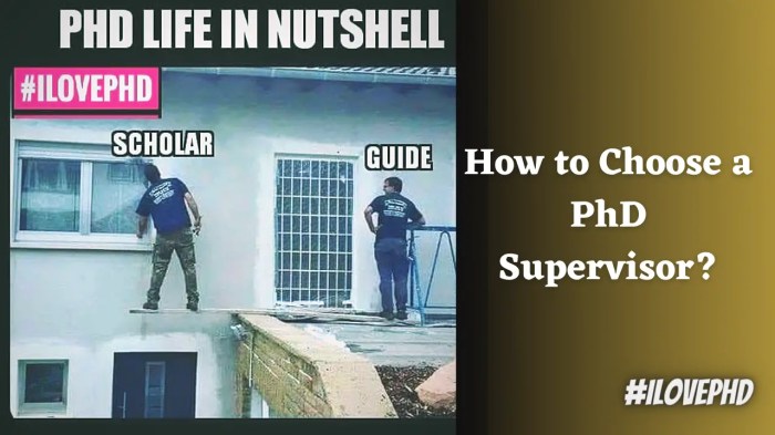 Choosing your phd supervisor